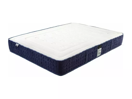 Matelas Nuage (24cm) inclus couette et oreiller,mousse haute densité, mi-ferme, face été/hiver, 160x200cm