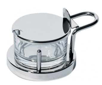 Alessi 5071, Rustfritt stål, Gjennomsiktig, Glass, Rustfritt stål, Rund, 100 mm, 110 mm, 110 mm