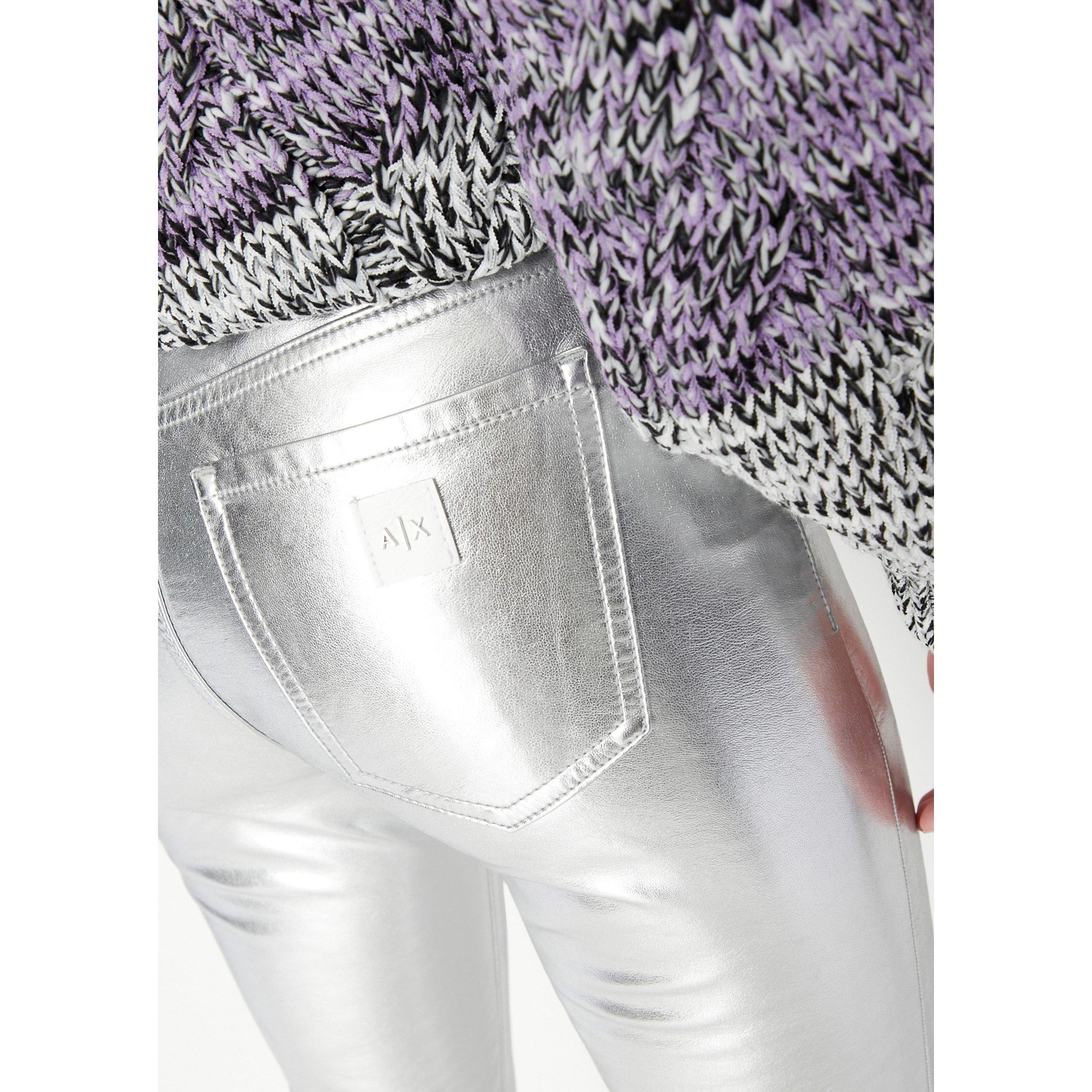 Armani Exchange Metallic Skinny Jeans