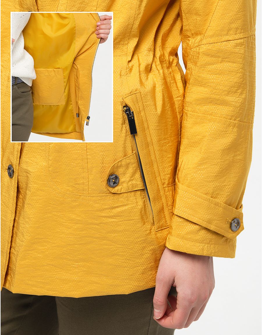 Parka jaune curry