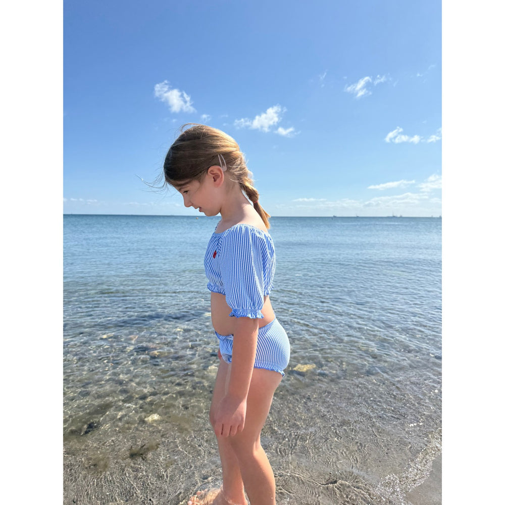 Køb Vanilla COPENHAGEN Blue Ladybug Bikini Seersucker