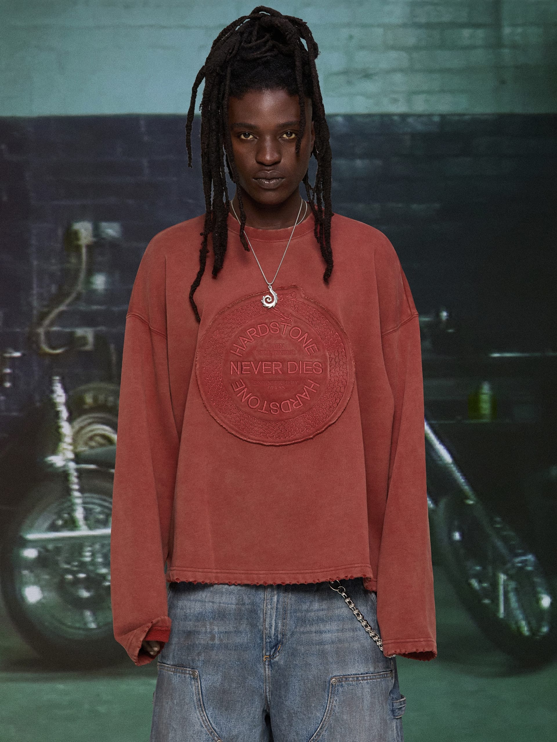 Moletom HARDSTONE com gola redonda