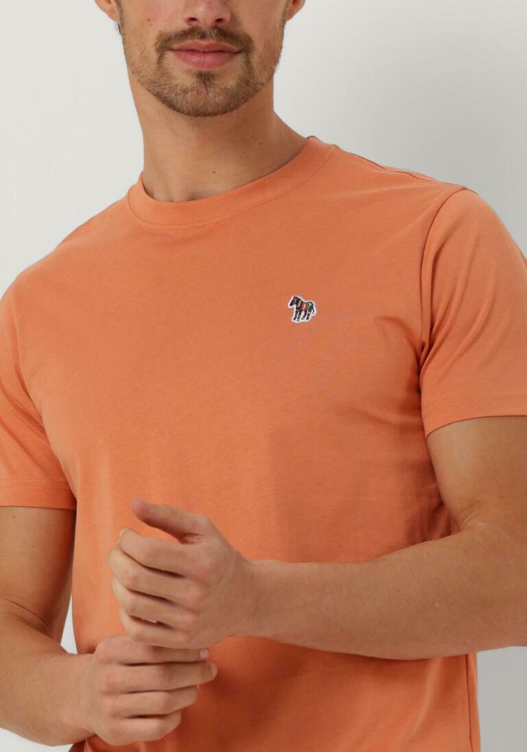 PS PAUL SMITH oranje ps paul smith polo mens slim fit ss tshirt zebra badge
