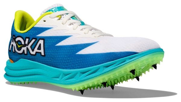 Chaussures d'Athlétisme Unisexe Hoka Crescendo MD Blanc Bleu Vert
