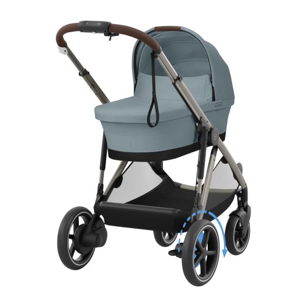 Cybex E-Gazelle S Kinderwagen 2-in-1 - Taupe - Almond Beige / Beige
