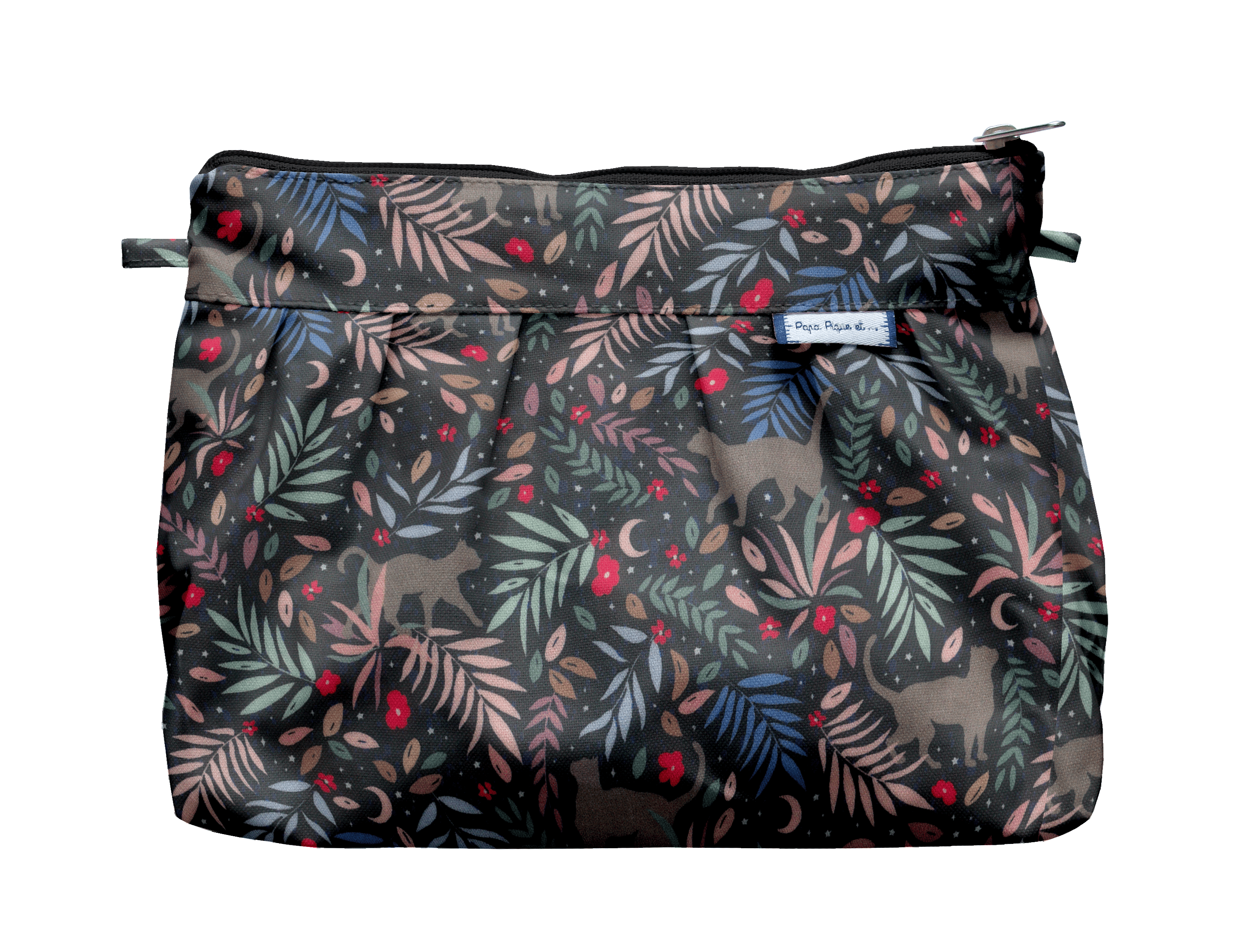Pochette Plissée Nuit Féline