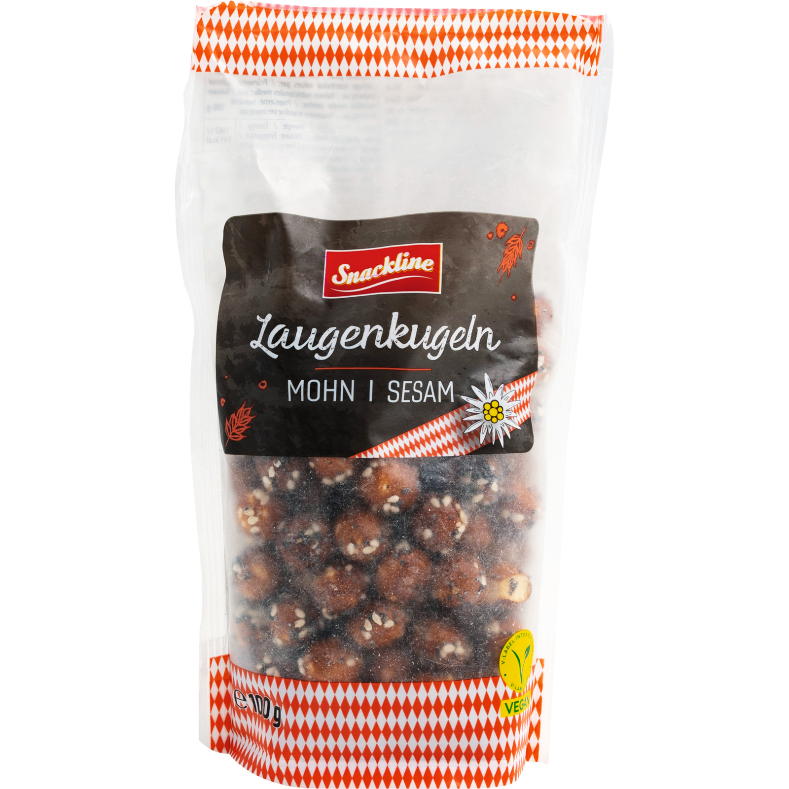 Snackline Laugenkugeln Sesam & Mohn 100 g