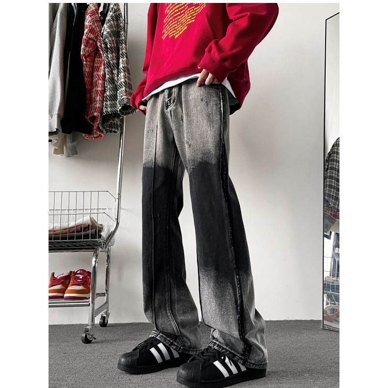 Filmas - Mid Rise Gradient Loose Fit Jeans