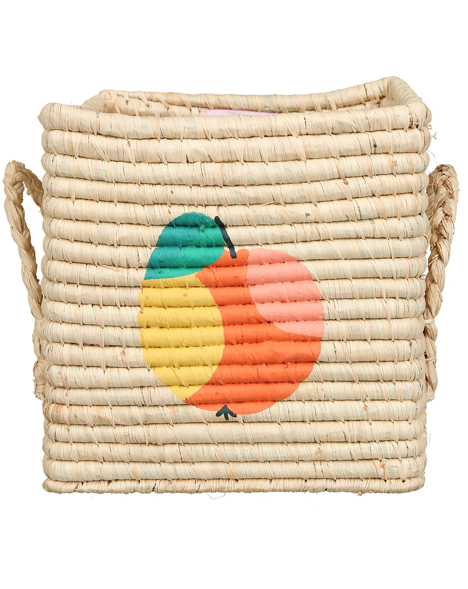 Raffia-Korb RICE APFEL in natur