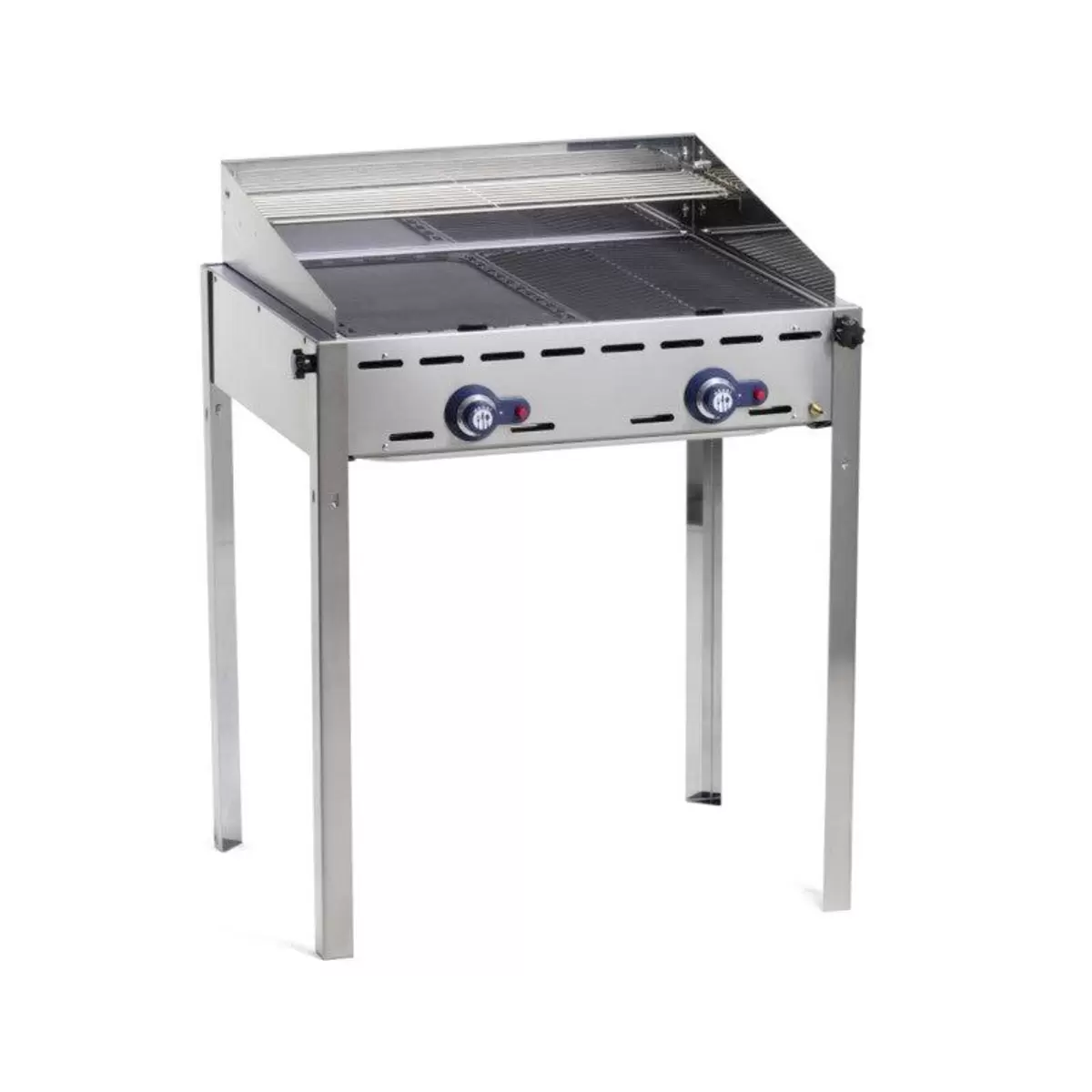 Standgrill HENDI Green Fire 2 Brenner Silber