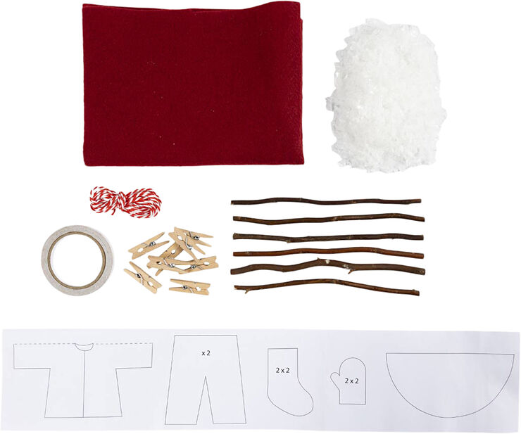 Creativ Company Mini DIY Kit Nissens Dør, Vasketøj