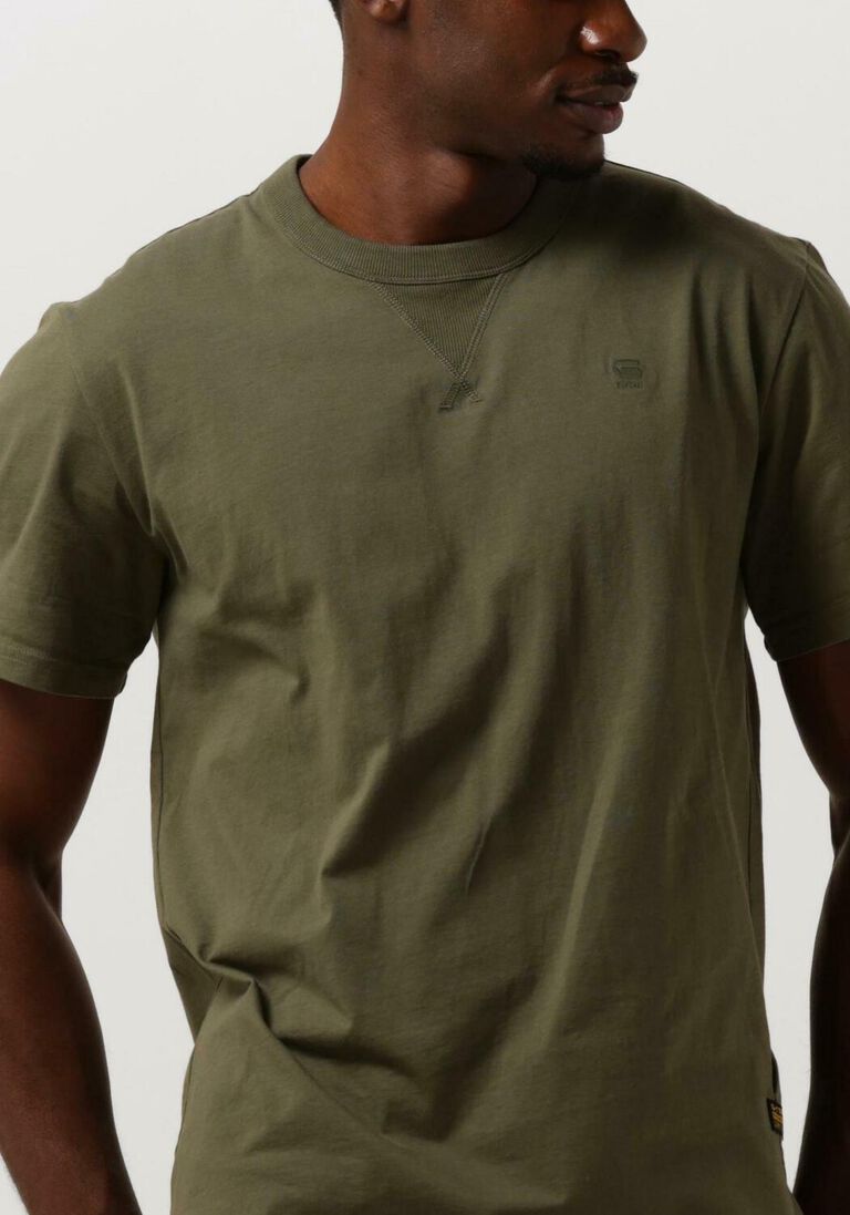G-STAR RAW olijf g-star raw t-shirt nifous r t