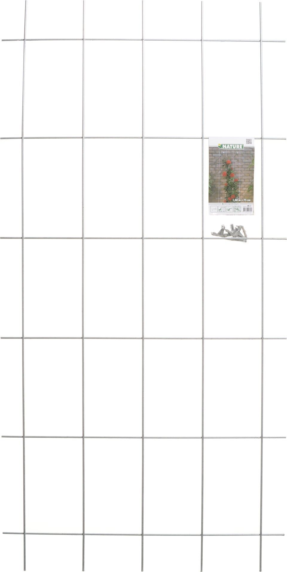 Nature klimrek metaal gegalvaniseerd h145 x 72,5cm