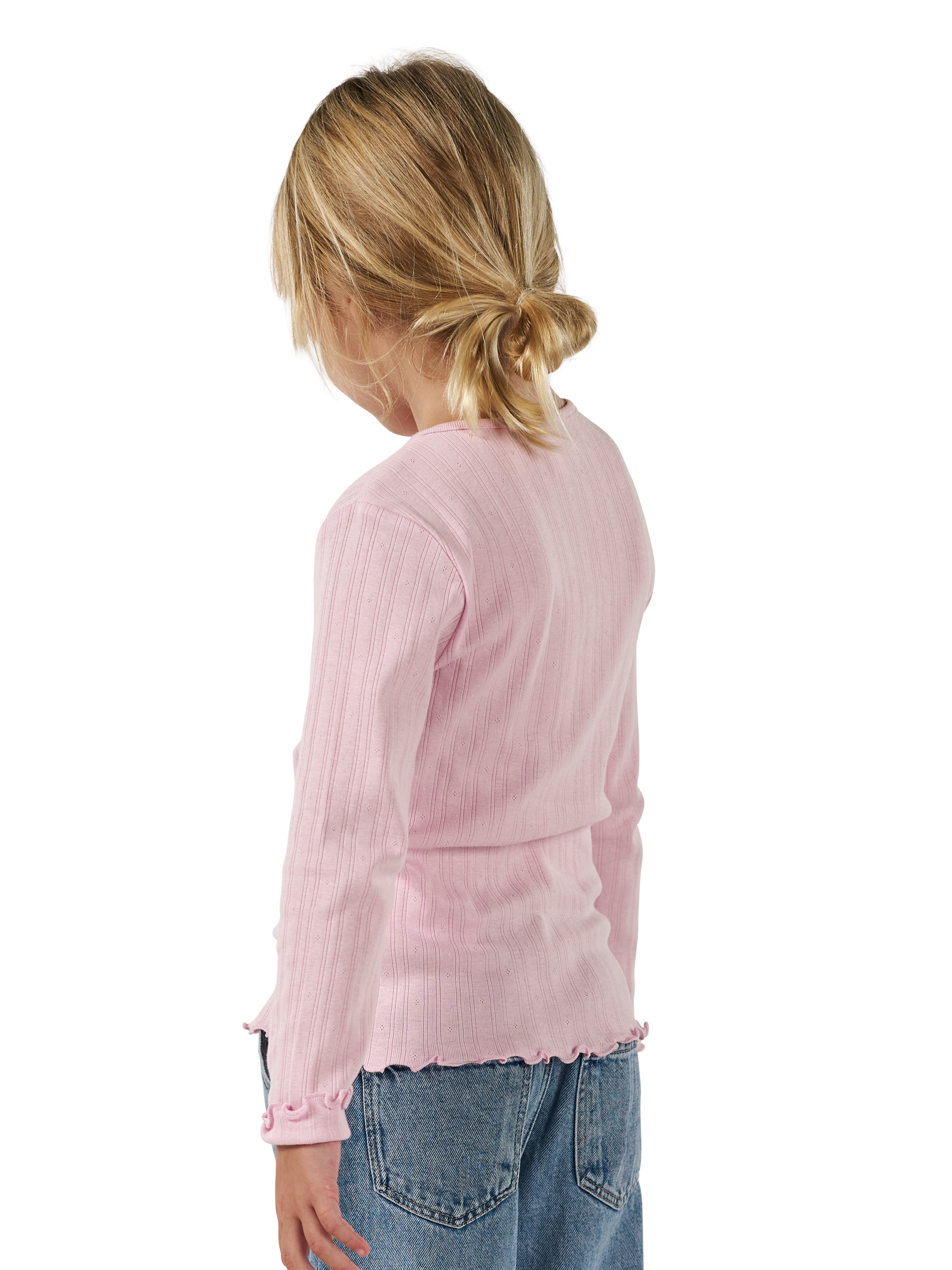 Pointelle cardigan van katoen voor kinderen