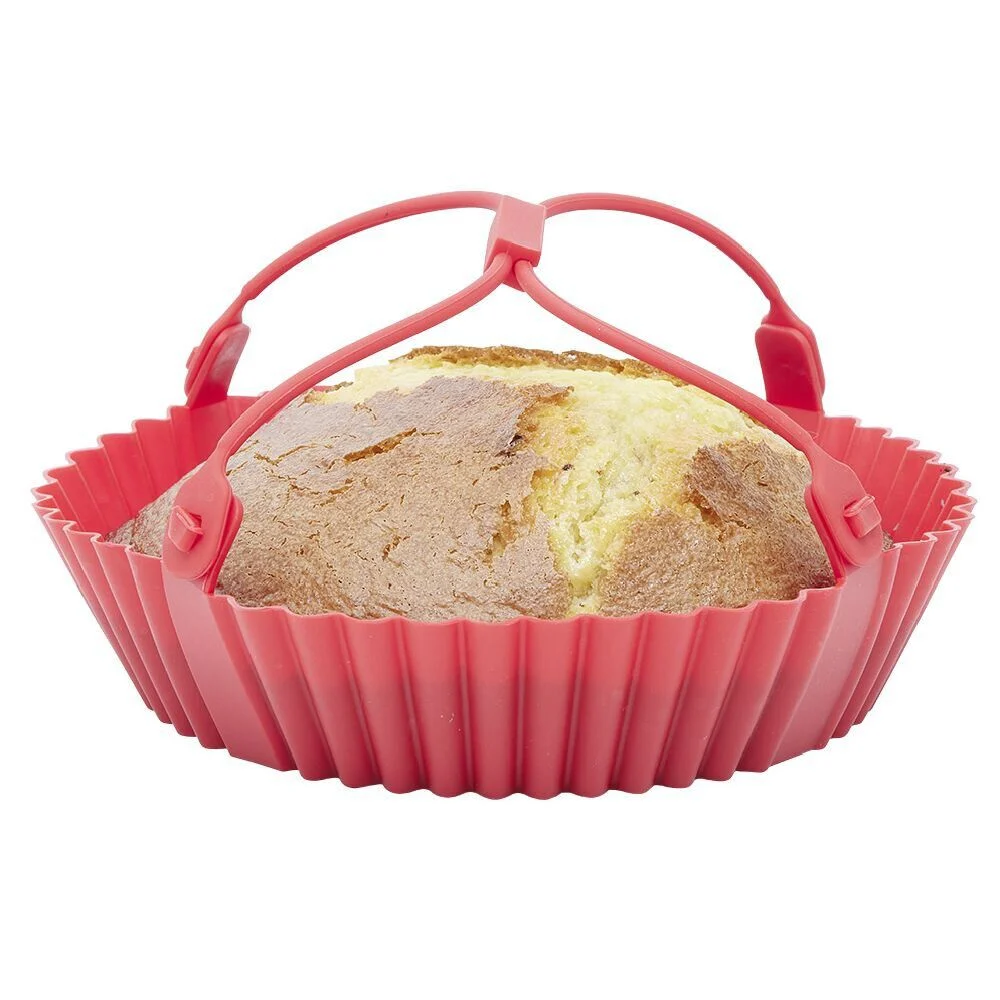 Plat de cuisson silicone multiusage silicone rouge