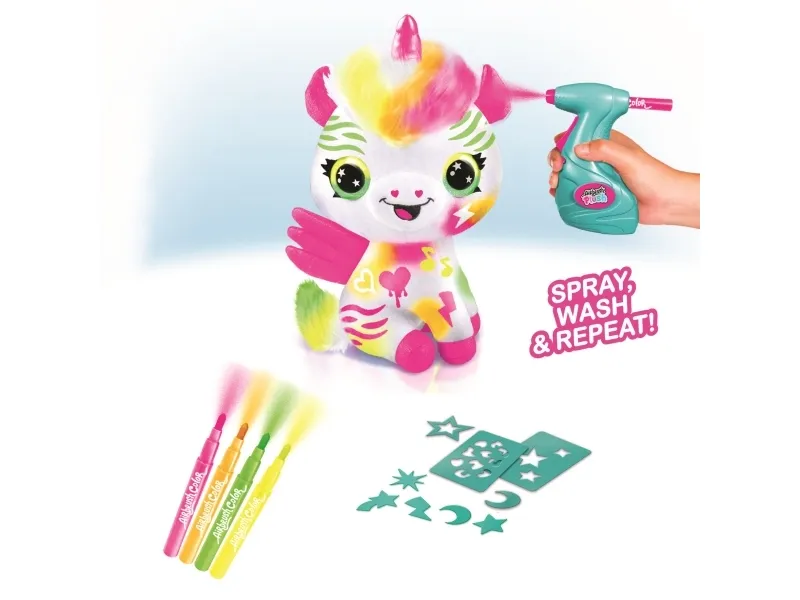 Airbrush Plush Neon Enhjørning