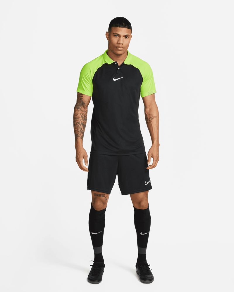 Polo Nike Academy Pro Noir & Jaune Fluo pour homme