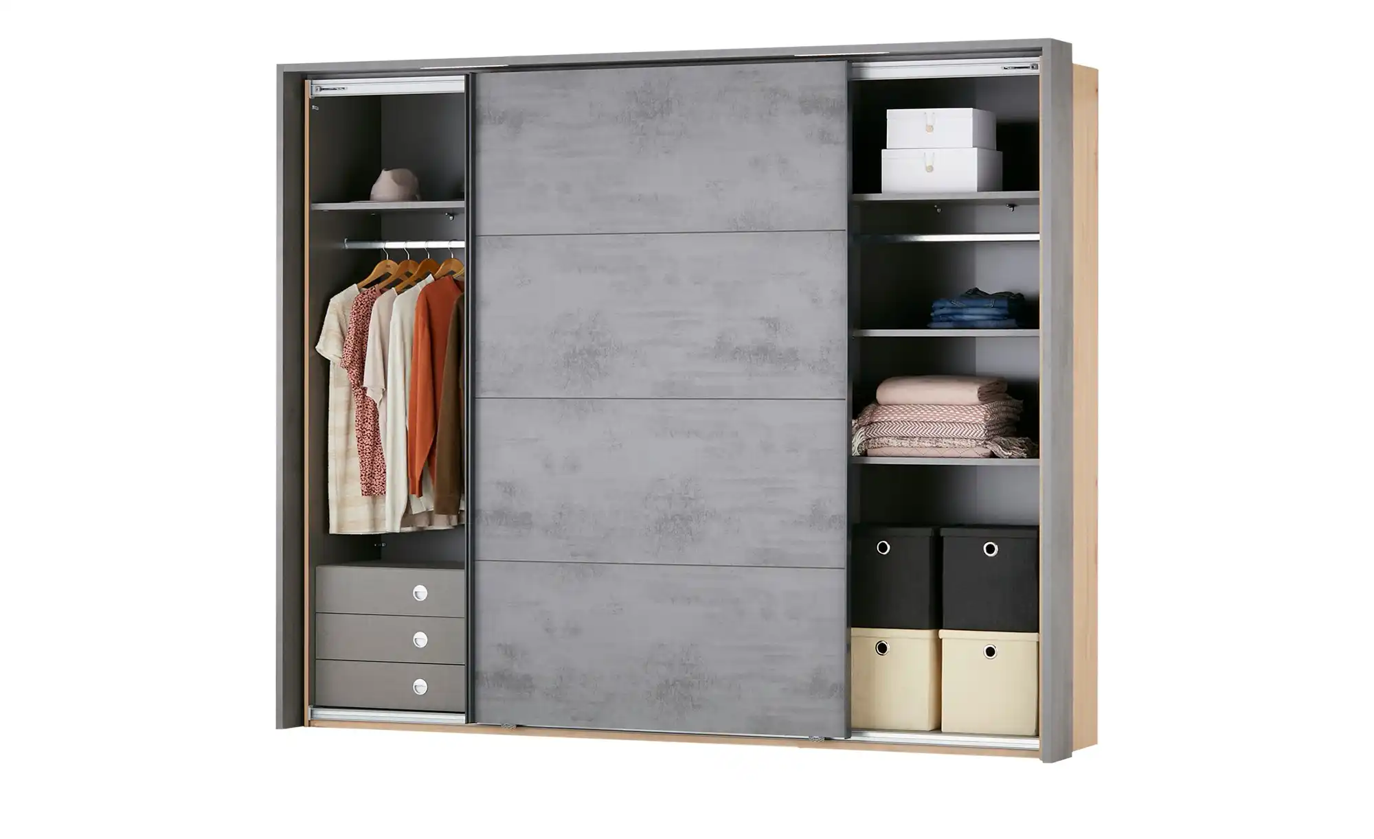Schwebetürenschrank, 2-türig Corris