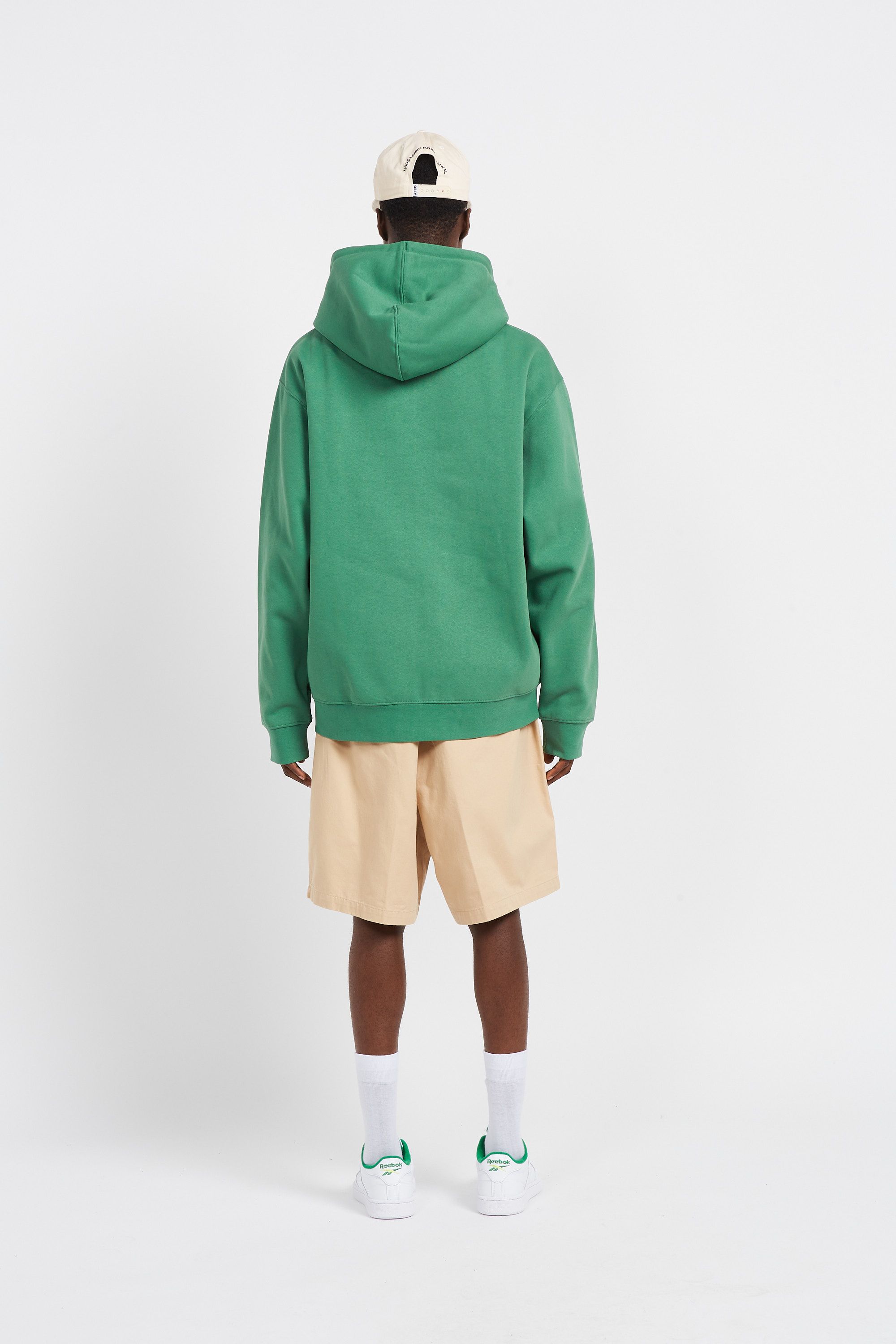 OBEY Hoodie lowercase Vert