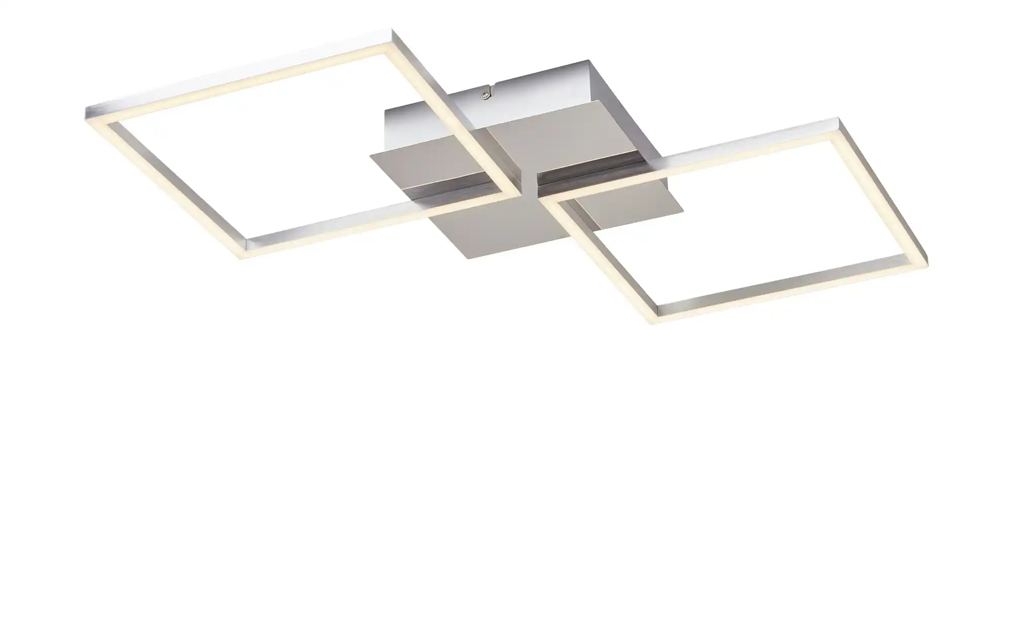 KHG LED-Deckenleuchte, 2-flammig, Alu / chrom