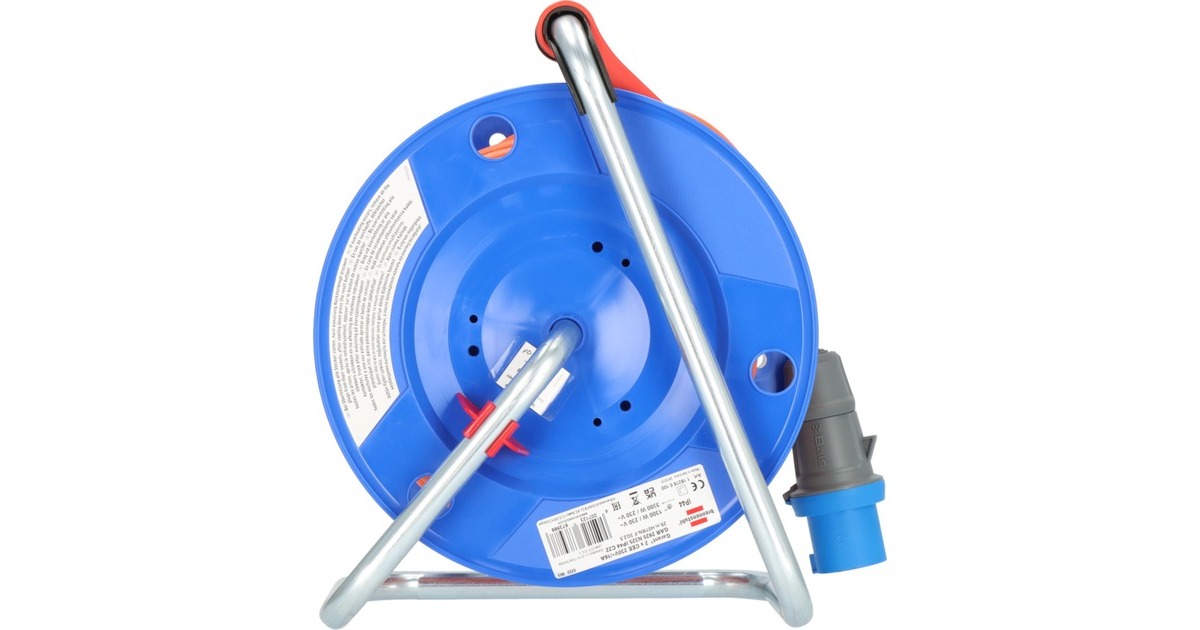BrennenstuhlGarant CEE 2 IP44 Kabelhaspel van speciale kunststof, 25m RN-kabel  (Blauw/oranje, 25m RN-kabel)