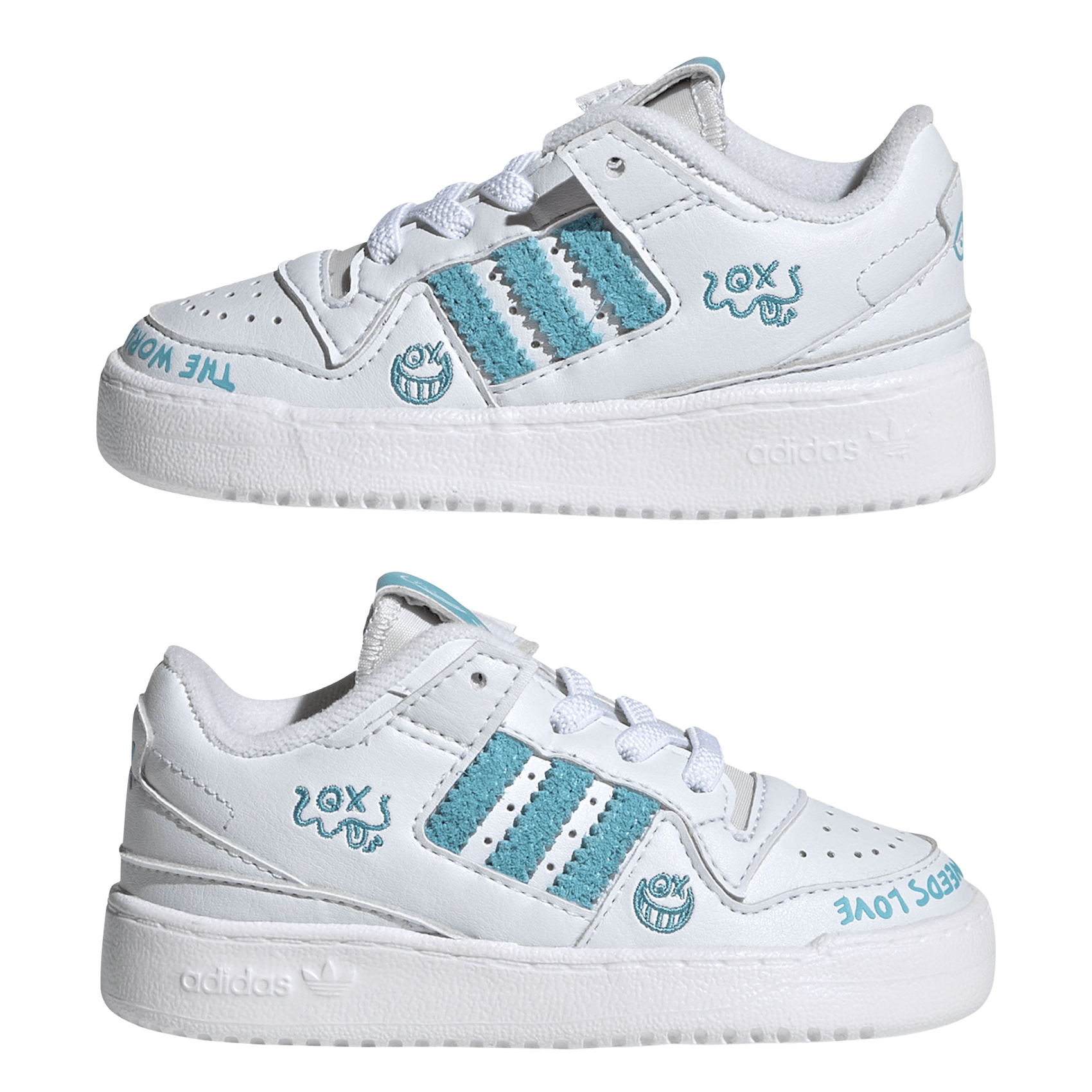 FORUM LOW EL I - Baskets basses en cuir | Blanc