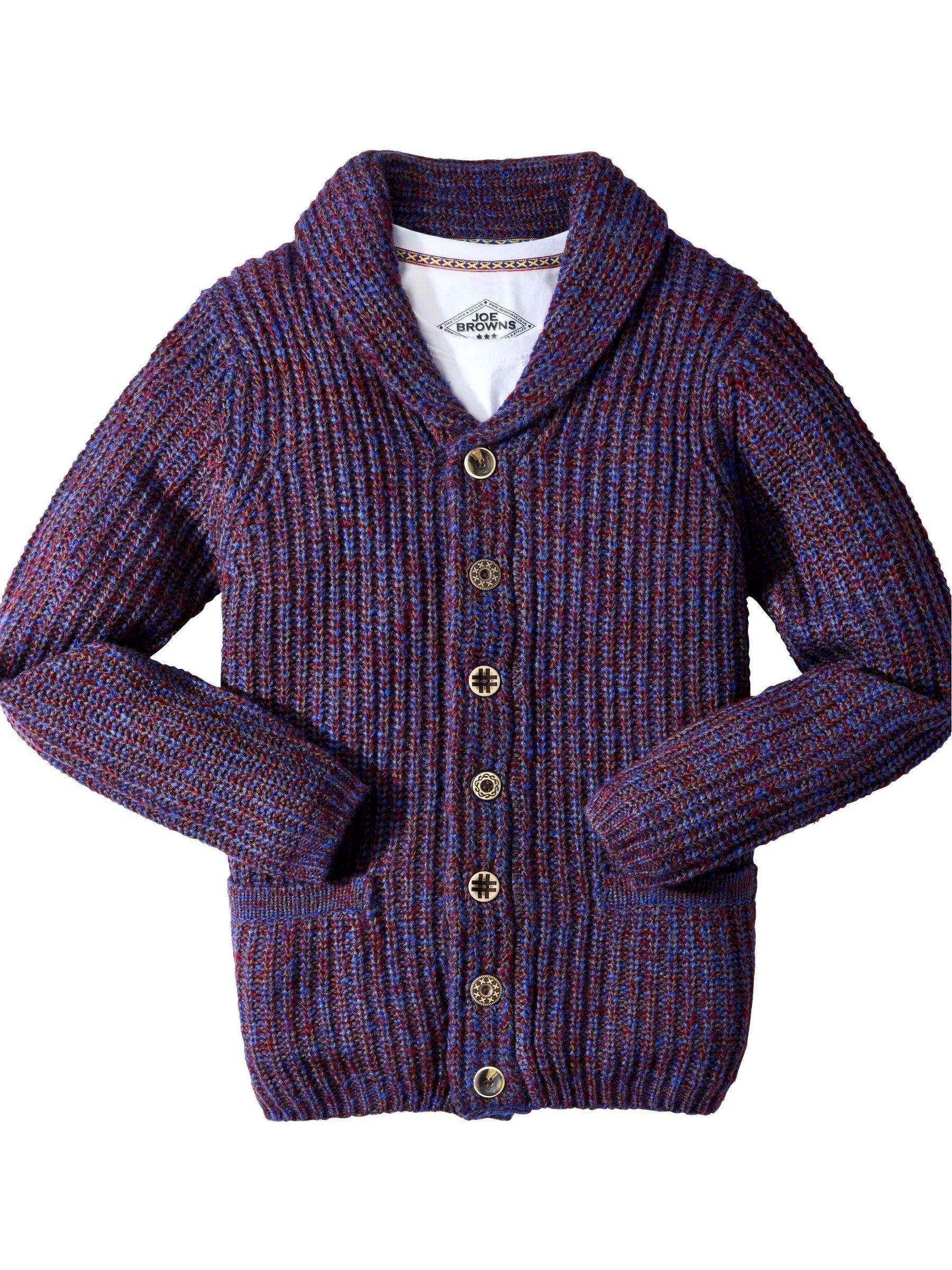 Paars - Joe Browns Reel Shawl Cardigan
