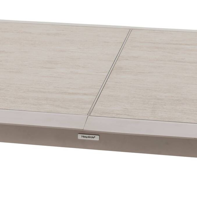 Table de jardin extensible ALLURE Effet bois grège & Avoine