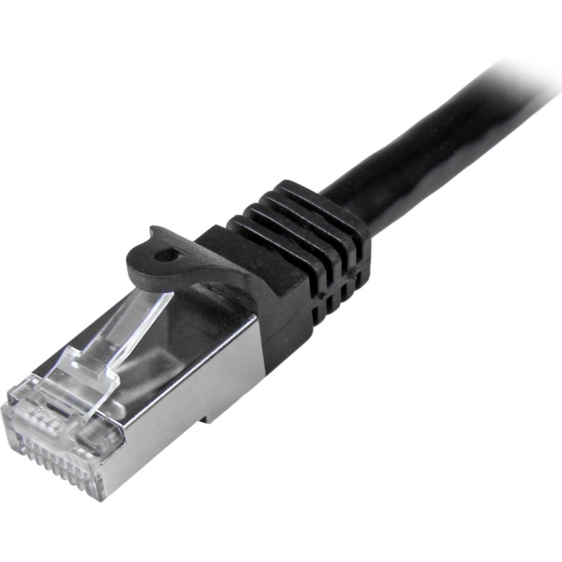 StarTech.com N6SPAT2MBK câble de réseau Noir 2 m Cat6 SF/UTP (S-FTP)