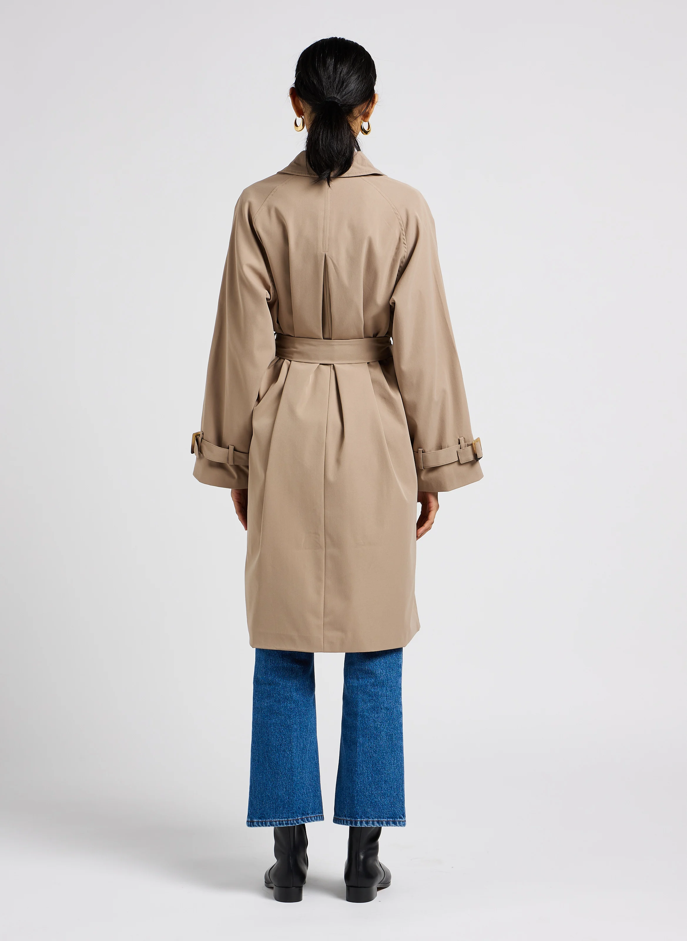 FRANCISCO - Jean flare en coton | Bleu