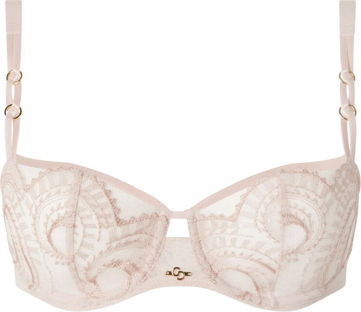 Chantelle Mystic Dream Half-Cup Bra Lyserød