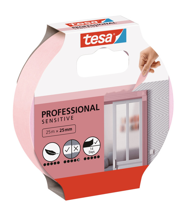 tesa® Malertape Professional Sensitive 25 mm x 25 meter