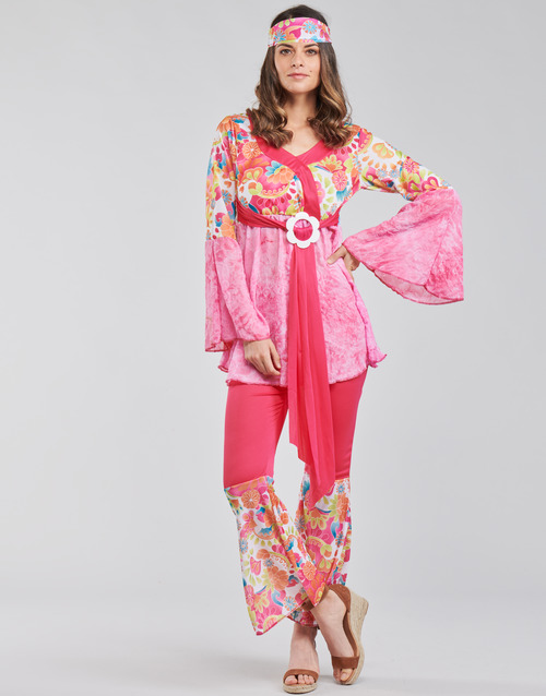 Fun Costumes - COSTUME ADULTE HAPPY DIVA - Multicolore