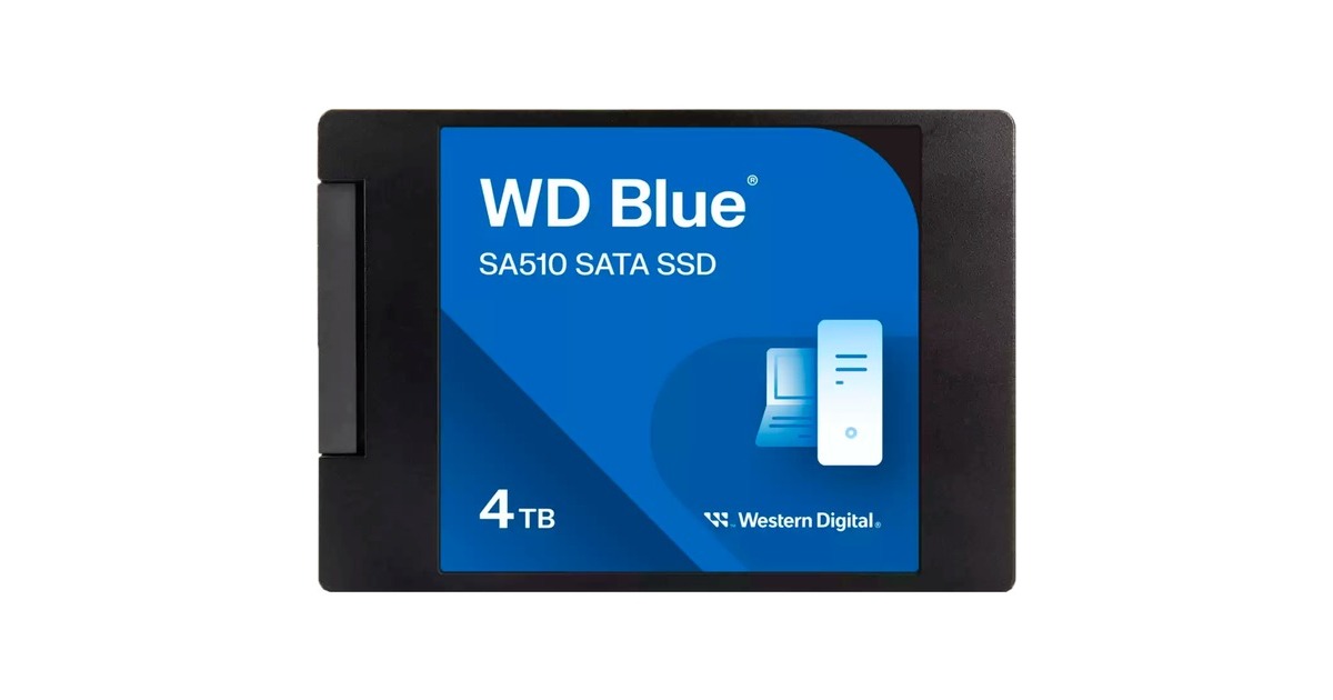 WDBlue SA510 4 TB SSD  (WDS400T3B0A, SATA/600)
