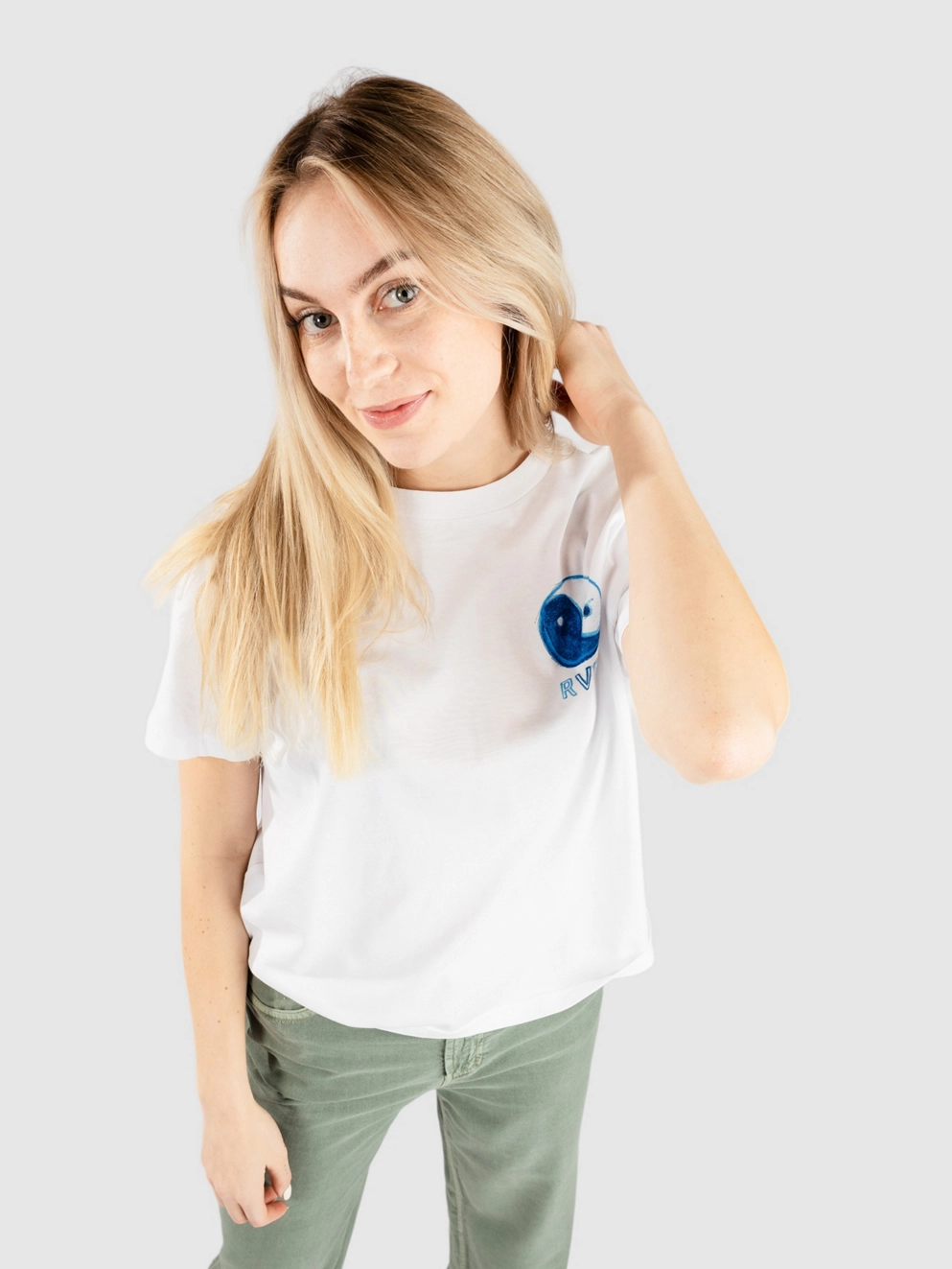 RVCA Balance Boy T-Shirt antique white