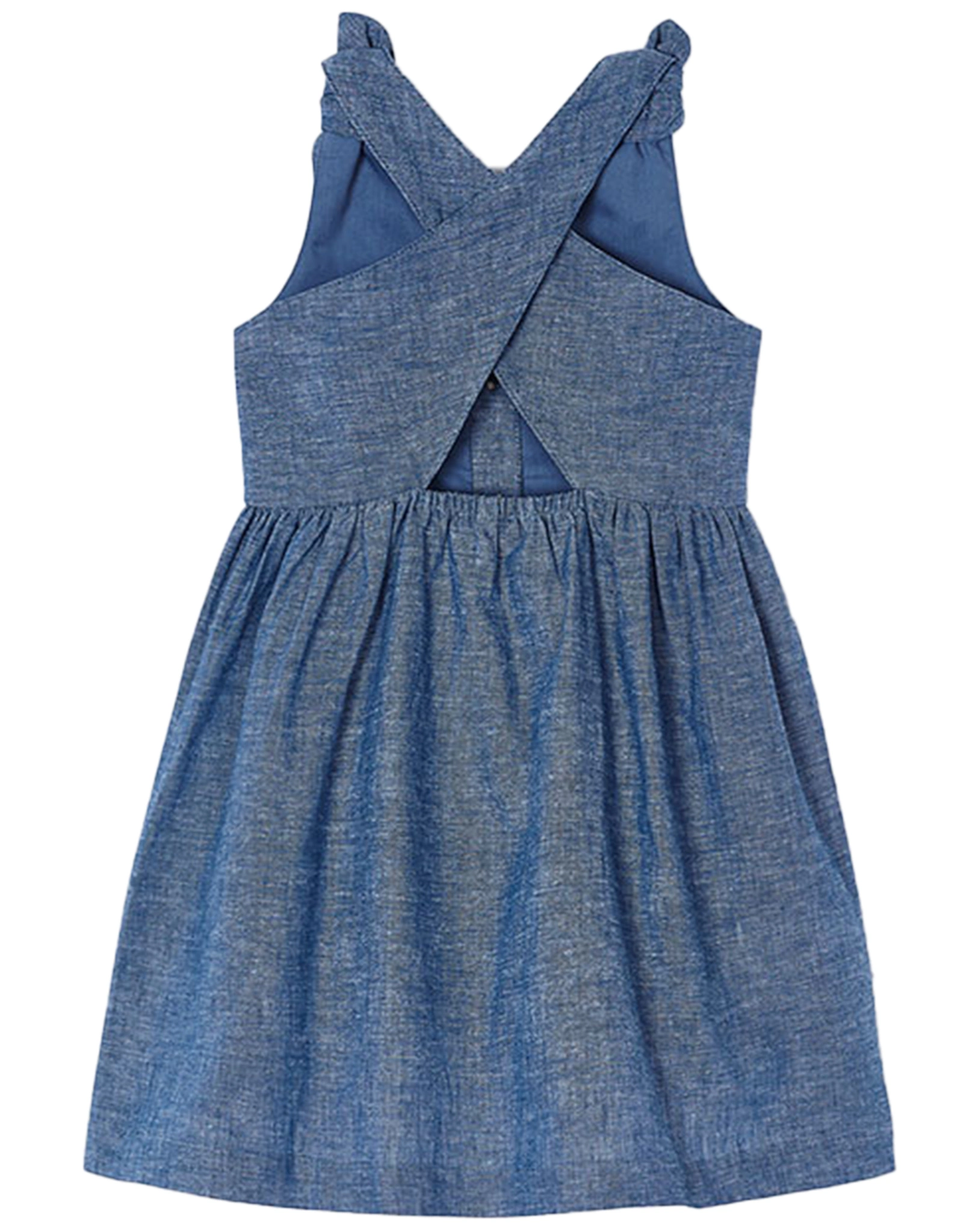 Leinenkleid ALBA in blau