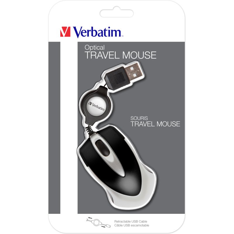 Verbatim Souris optique de voyage Go Mini - Noir