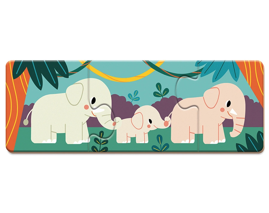 Janod-WWF® Puzzle TIERFAMILIE 30-teilig
