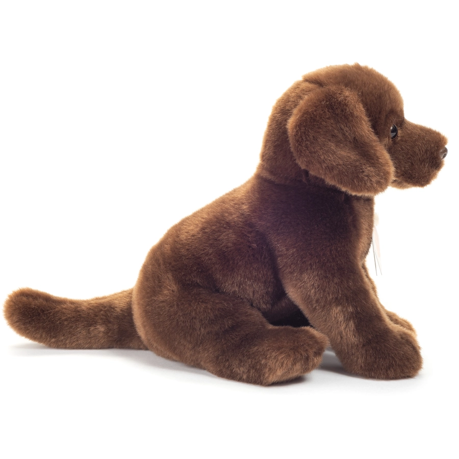 Teddy HERMANN® Labrador sitzend dunkelbraun 25 cm