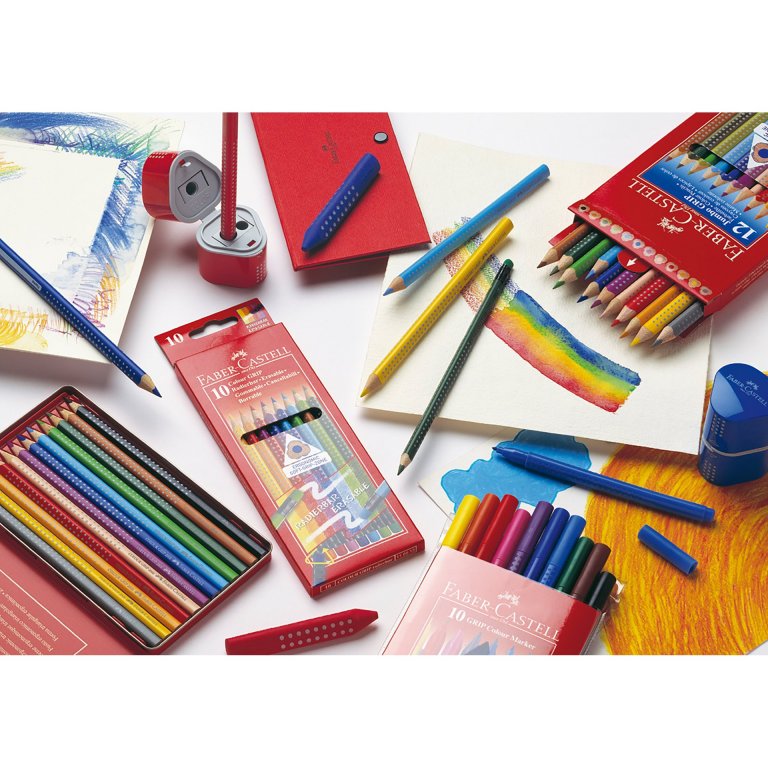 Faber-Castell Farbstift Jumbo Grip, 6er-Set