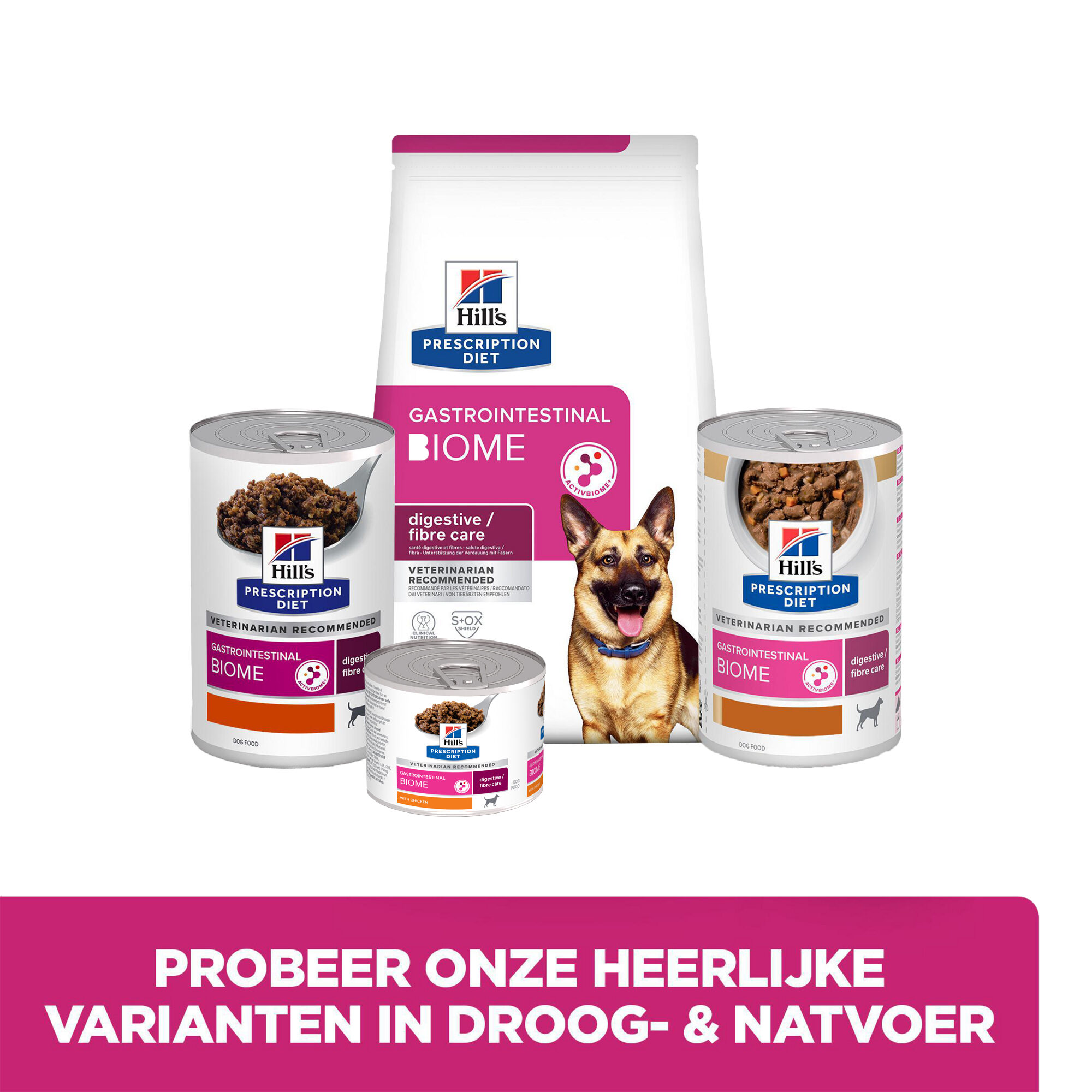 Hill's Prescription Diet - Gastrointestinal Biome - Blik Hondenvoer