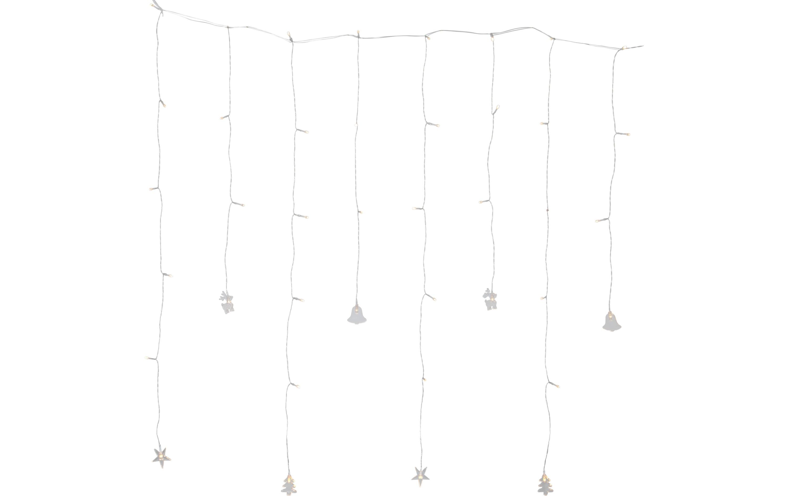 LED-Lichtervorhang Decy 40 LED, 100 cm, indoorLeuchtvorhang für den Innenbereich