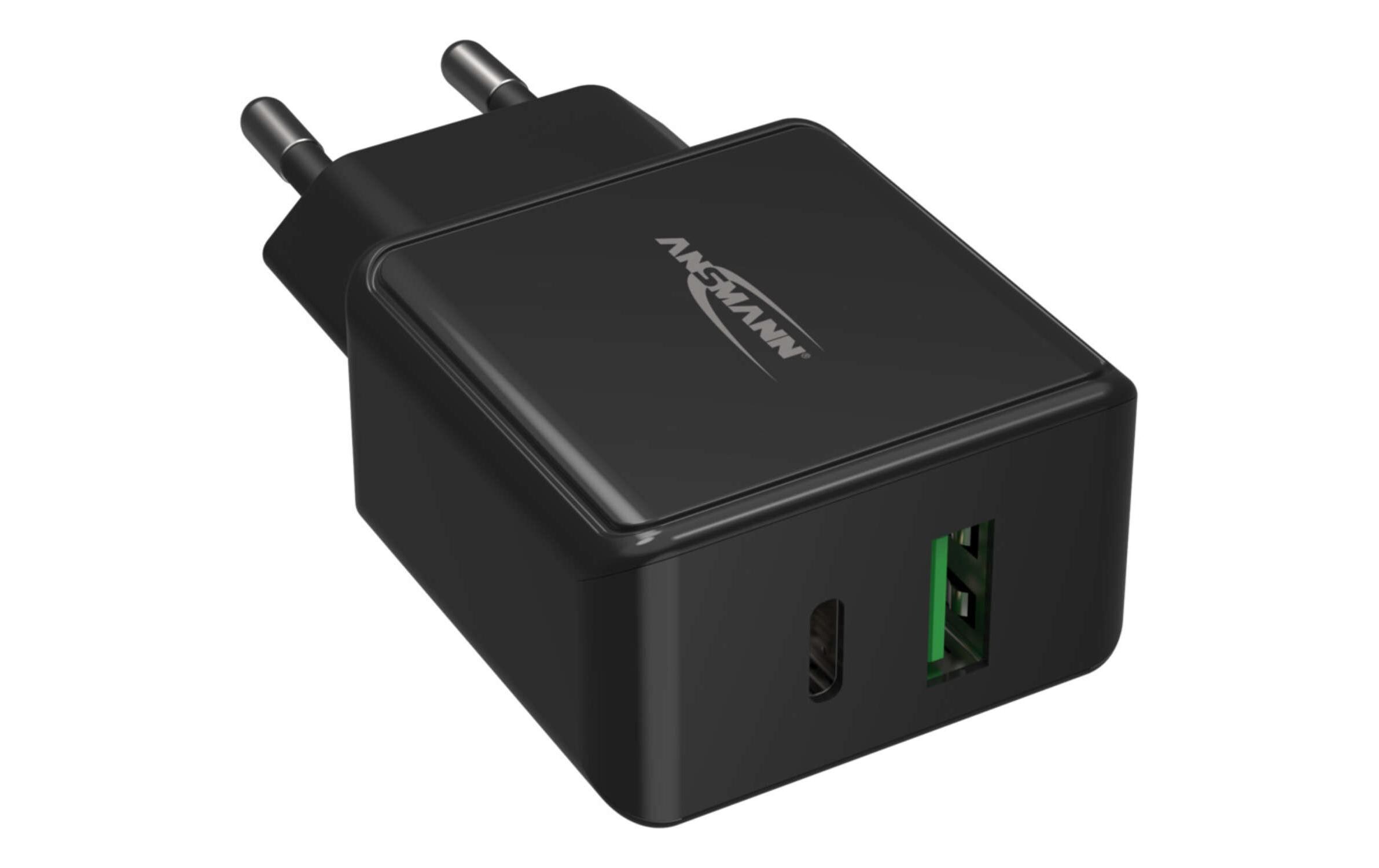 USB-Wandladegerät Home Charger HC218PD, 18 W, SchwarzLeistungsstarker Indoor USB-Ladeadapter