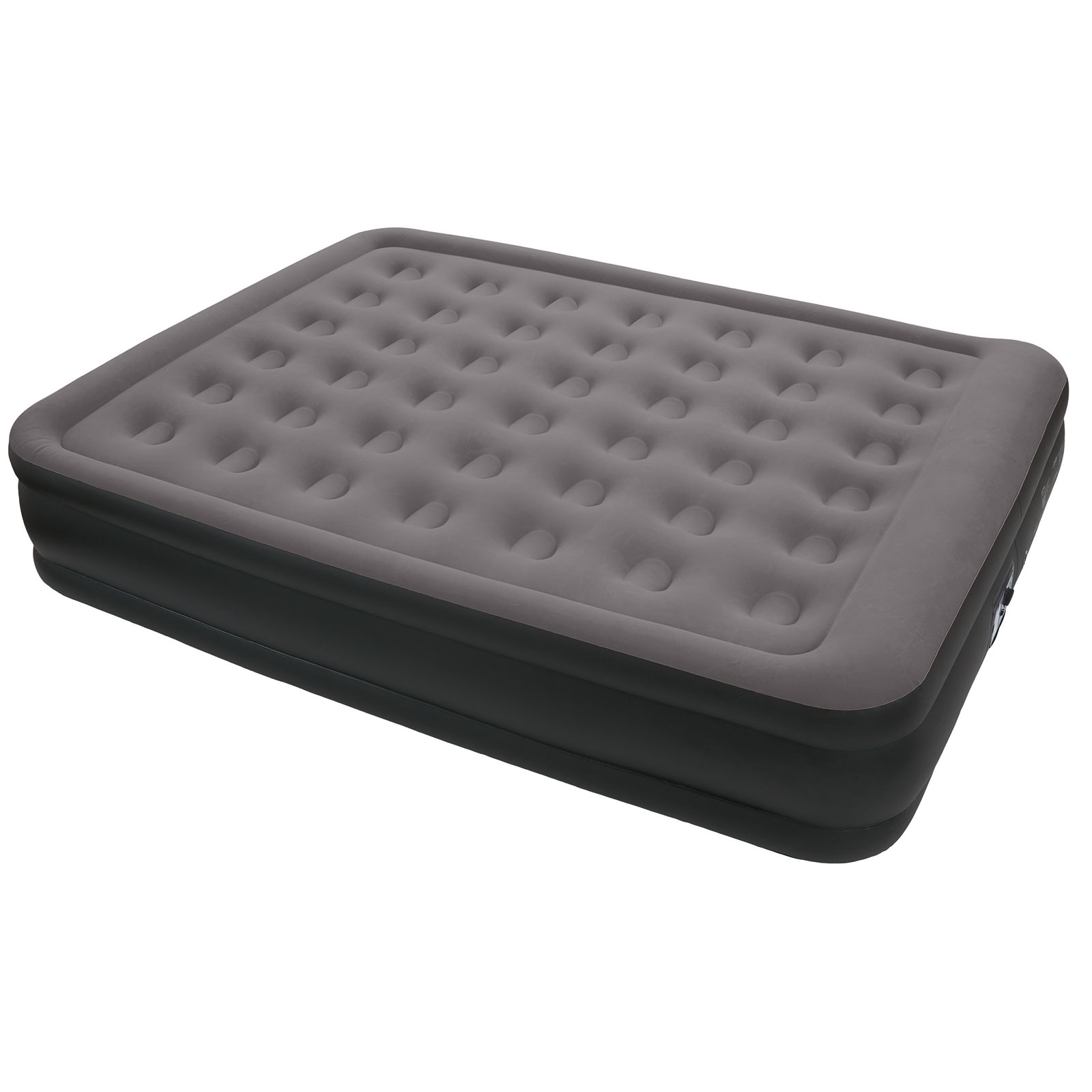 DORMILLO Luftbett Deluxe - anthrazit - 203x157 cm