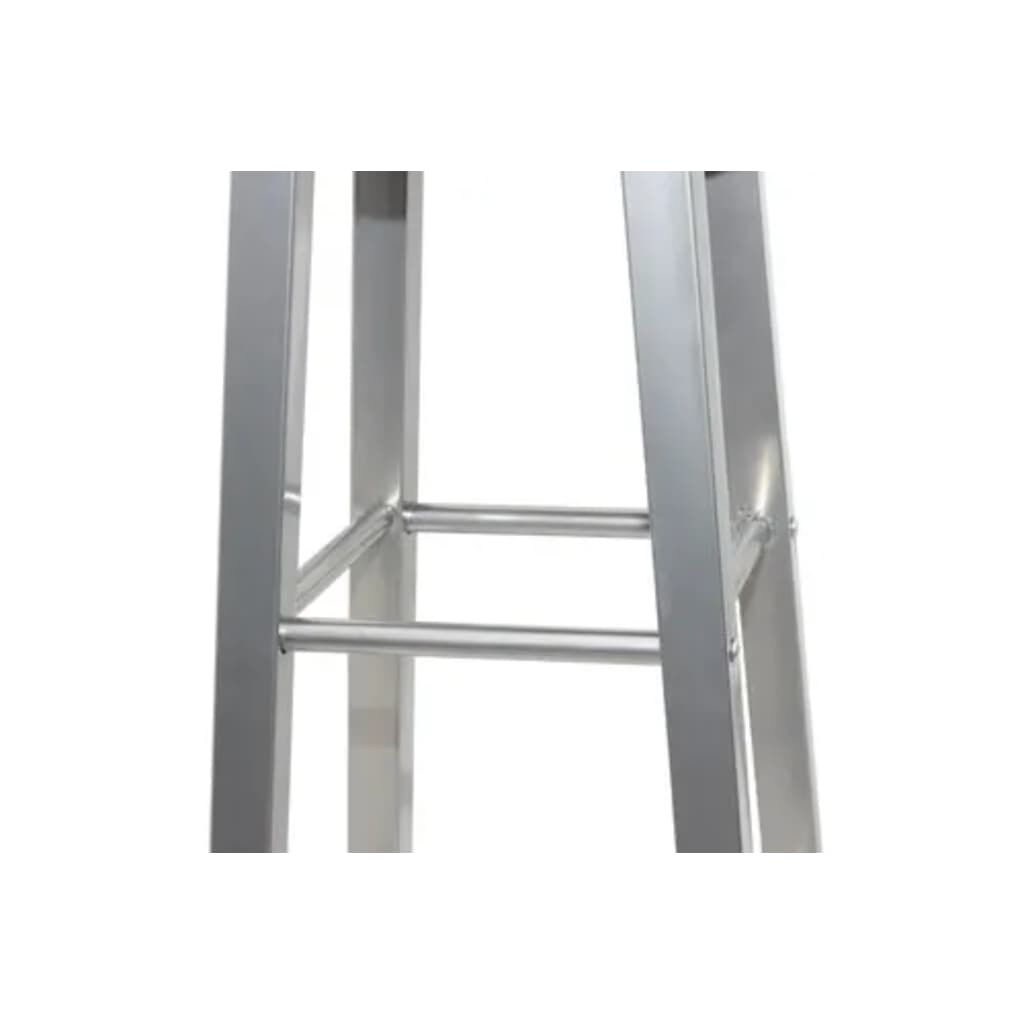 vidaXL Metalen barkrukken met MDF zitting, set van 2