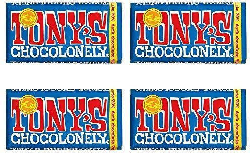 Tony's Chocolonely - Donkere Chocolade - 70% - 180g - 4 Pack