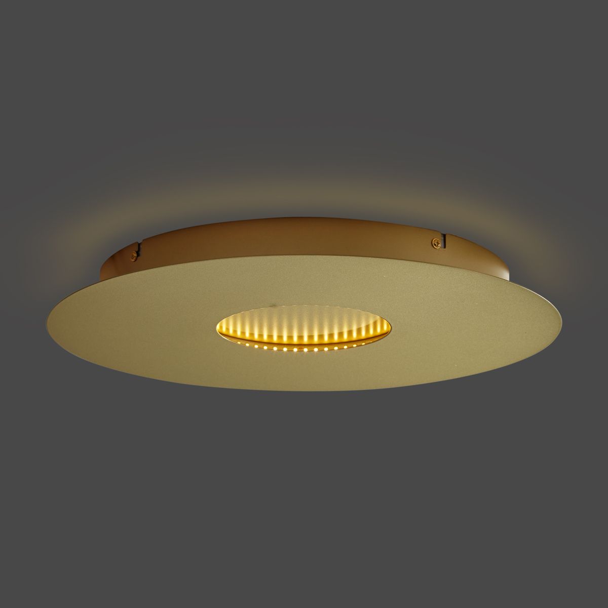 Moderne plafondlamp goud 40cm incl. LED 3-staps dimbaar - Morning