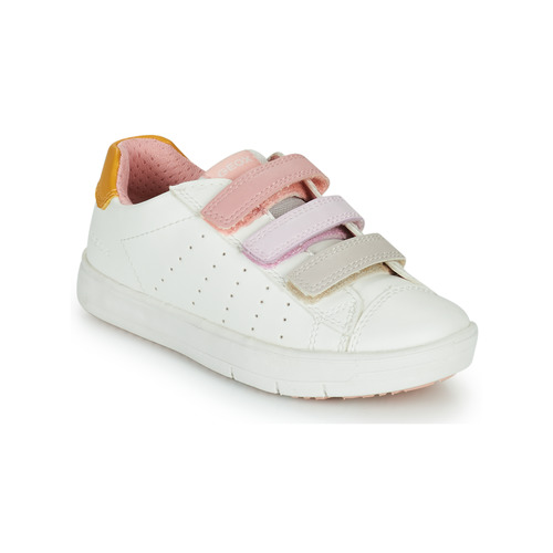 Geox - SILENEX GIRL - Blanc / Rose / Beige