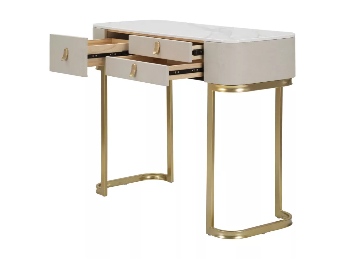 CONSOLE 3 TIROIRS BEAUTÉ CM 100X40X80