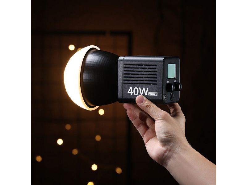 Ulanzi Dauerlicht COB LED Bi-Color 40W LT028 Leistungsstarkes Universal Videolicht mit Akku